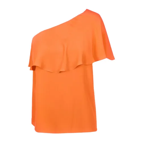 Mauro Grifoni , T-Shirts ,Orange female, Sizes: