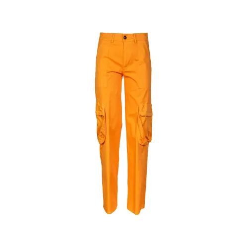 Mauro Grifoni , Tapered Trousers ,Orange female, Sizes:
