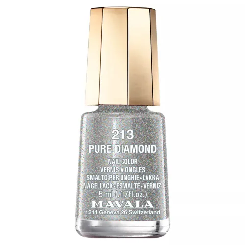 Mavala Mini Colour Nail Polish - Glitter - 213 Pure Diamond - Unisex - Size: 5ml