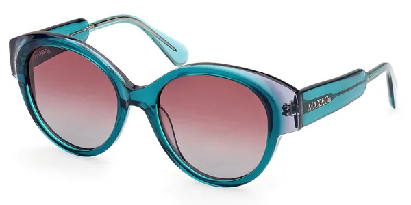 Max & Co. MO0076 98P Women's Sunglasses Blue Size 55
