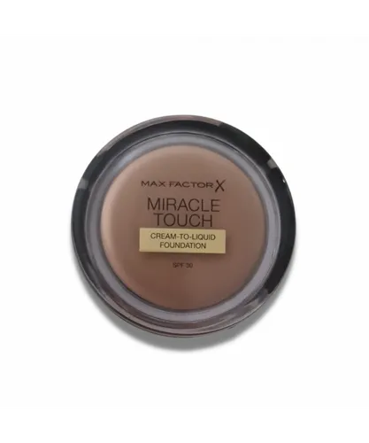 Max Factor Womens 3 x Miracle Touch Cream-To-Liquid Foundation SPF30 - 60 Sand 11.5g - One Size