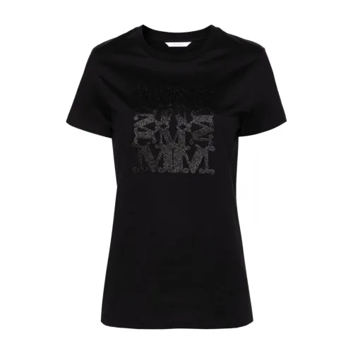 Max Mara , Black T-shirts and Polos ,Black female, Sizes: