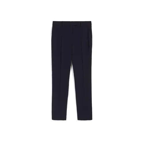 Max Mara , Blue Slim Fit Pants in Technical Cady ,Blue female, Sizes: