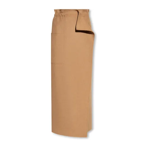 Max Mara , ‘Carbone’ maxi skirt ,Beige female, Sizes: