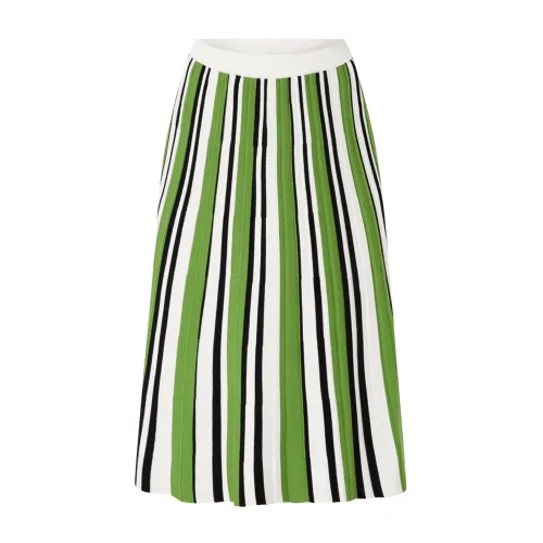 Max Mara , Chic and Versatile Midi Skirt for Women ,Green female, Sizes: