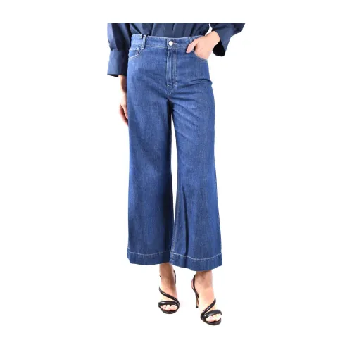 Max Mara , Classic Denim Jeans for Everyday Wear ,Blue female, Sizes: