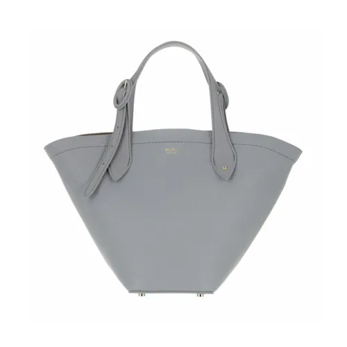 Max Mara , Elegant Leather Handbag ,Gray female, Sizes: ONE SIZE