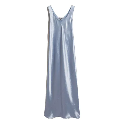 Max Mara , Feminine Silhouette Sleeveless Dress ,Blue female, Sizes: