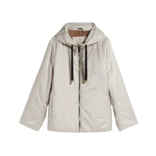 Max Mara , Ice Color Waterproof Jacket ,Gray female, Sizes: