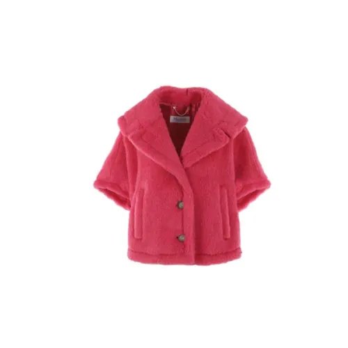 Max Mara , Magenta Teddy Style Jacket ,Pink female, Sizes: