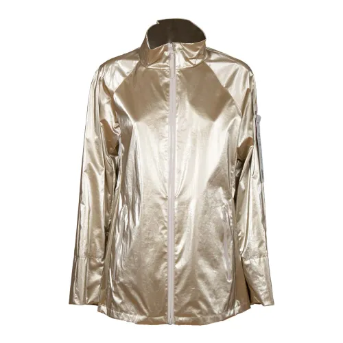 Max Mara , Metallic Gold Badan Jacket ,Yellow female, Sizes: