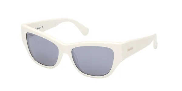 Max Mara MM0041 21C Women's Sunglasses White Size 56