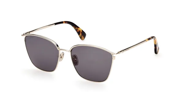 Max Mara MM0043 53N Women's Sunglasses Gold Size 55
