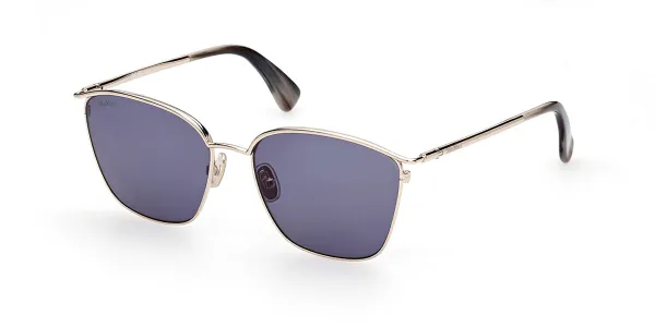 Max Mara MM0043 63V Women's Sunglasses Gold Size 55