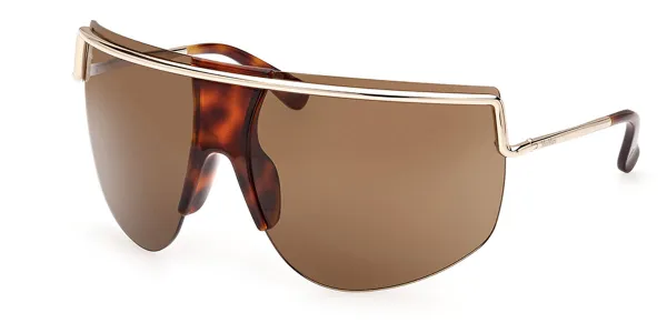 Max Mara MM0050 32E Women's Sunglasses Gold Size 70
