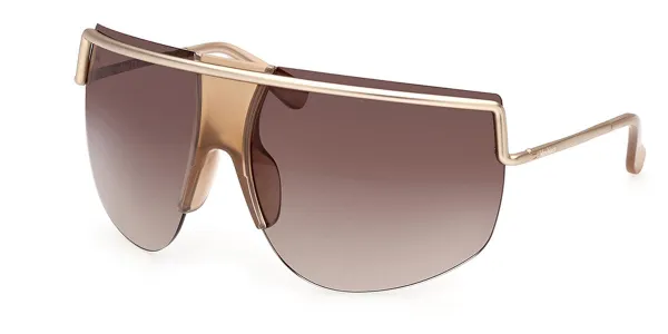 Max Mara MM0050 32F Women's Sunglasses Gold Size 70