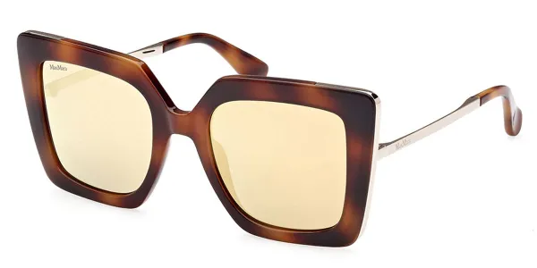 Max Mara MM0051 52G Women's Sunglasses Tortoiseshell Size 52