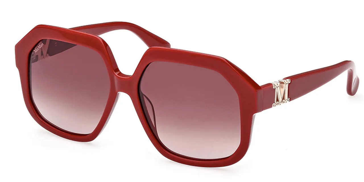 Max Mara MM0056 66F Women's Sunglasses Red Size 57