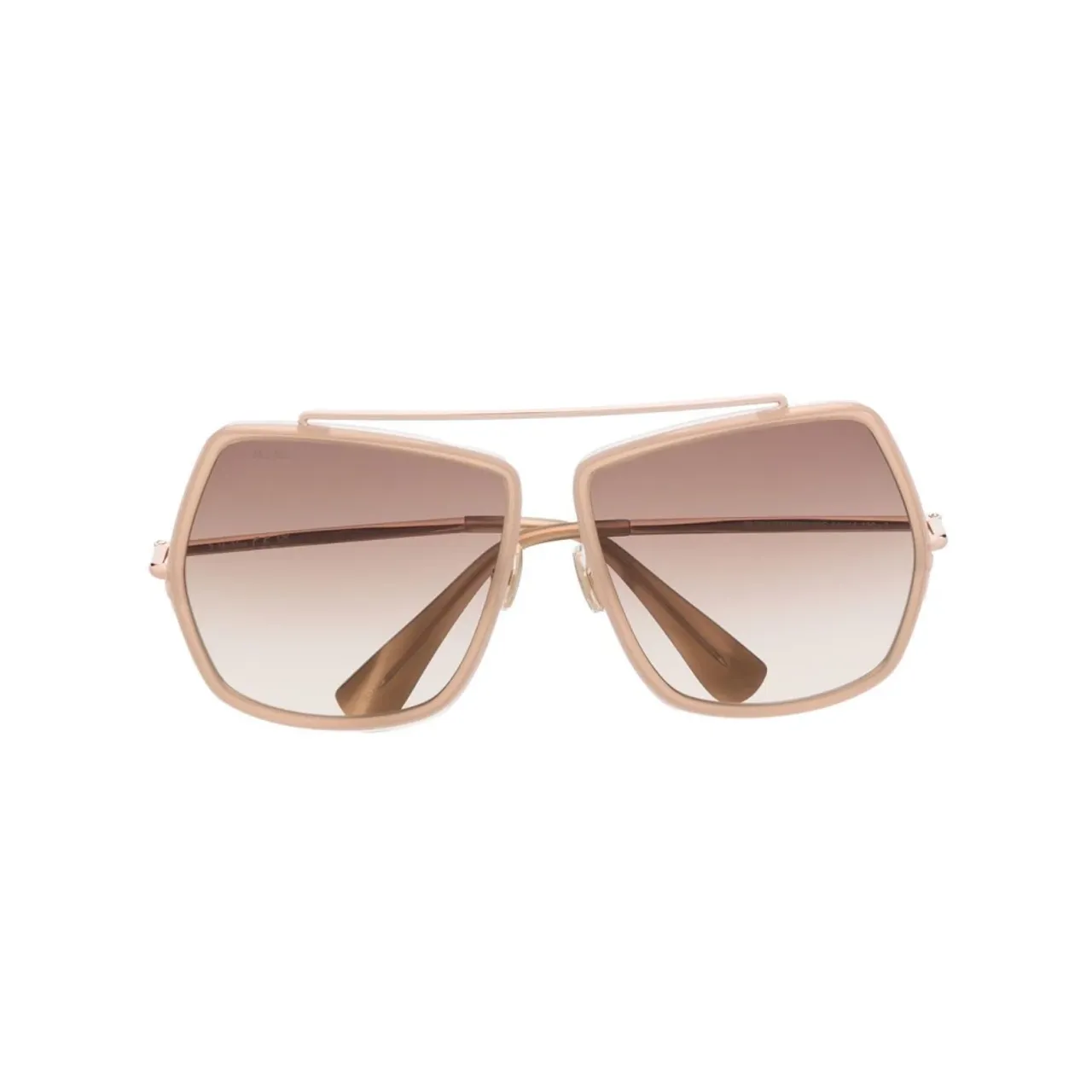 Max Mara , Mm0060 60F Sunglasses ,Brown female, Sizes: