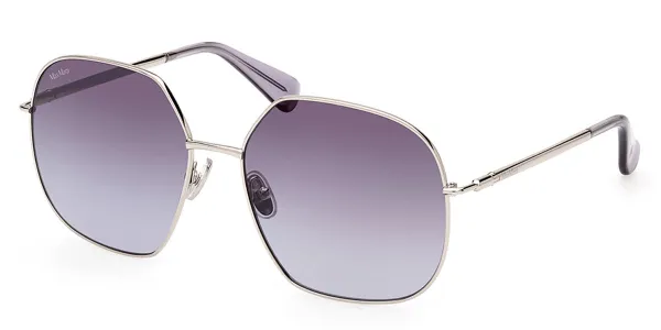 Max Mara MM0061 DESIGN5 16W Women's Sunglasses Silver Size 60