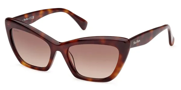 Max Mara MM0063 LOGO14 52F Women's Sunglasses Tortoiseshell Size 57
