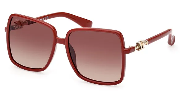 Max Mara MM0064-H EMME14 66F Women's Sunglasses Red Size 58