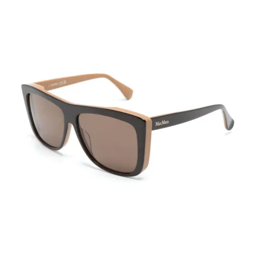 Max Mara , Mm0066 50E Sunglasses ,Brown female, Sizes: