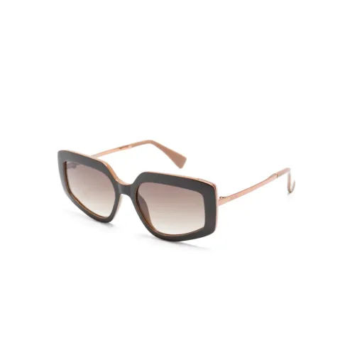 Max Mara , Mm0069 50F Sunglasses ,Brown female, Sizes: