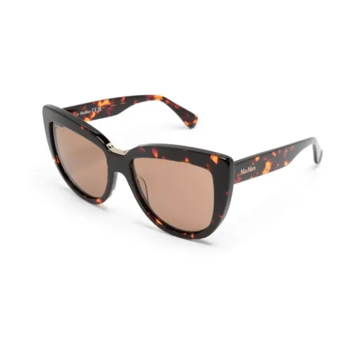 Max Mara , Mm0076 52E Sunglasses ,Brown female, Sizes: