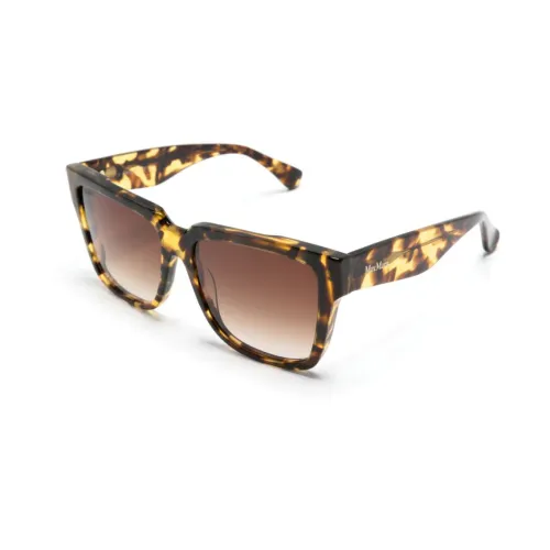 Max Mara , Mm0078 53F Sunglasses ,Brown female, Sizes: