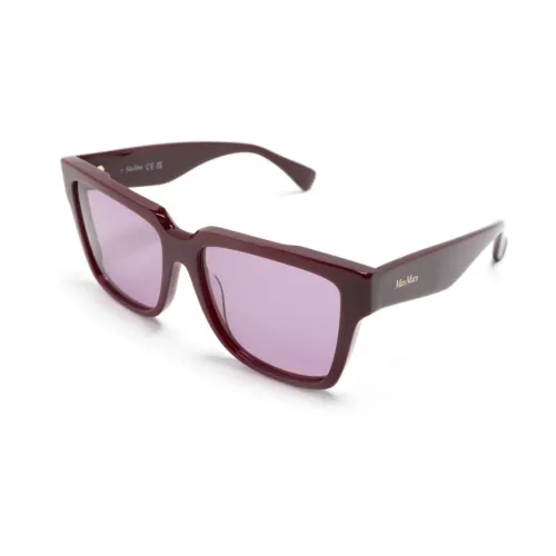 Max Mara , Mm0078 69Y Sunglasses ,Purple female, Sizes:
