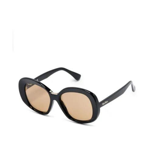 Max Mara , Mm0087 01E Sunglasses ,Black female, Sizes: