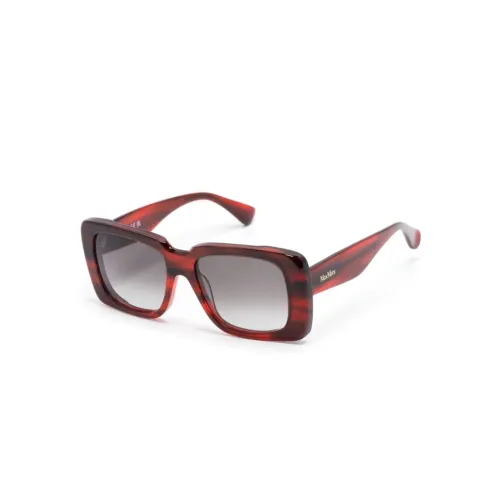 Max Mara , Mm0091 68B Sunglasses ,Red female, Sizes: