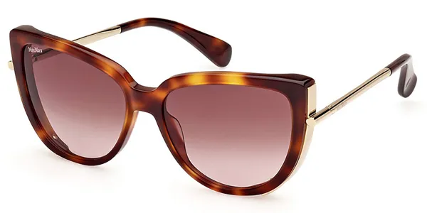 Max Mara MM0095 LIZ1 52F Women's Sunglasses Tortoiseshell Size 56