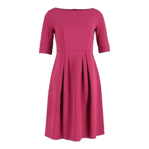 Max Mara , Pink Pleated Dress in Triacetate ,Pink female, Sizes:
