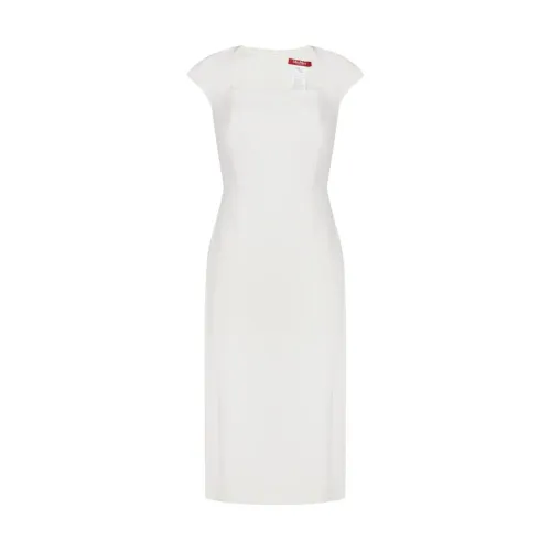 Max Mara Studio , Elegant Black Dress ,White female, Sizes:
