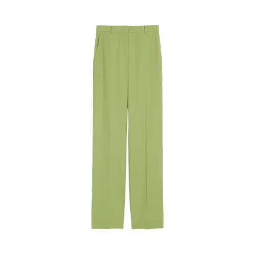 Max Mara Studio , Max Mara Studio Trousers Green ,Green female, Sizes: