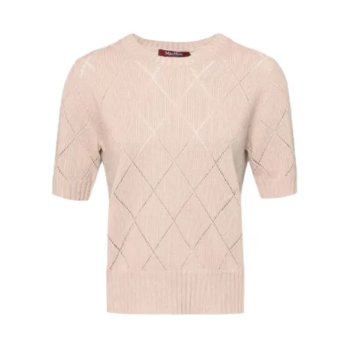 Max Mara Studio , Pink Sweaters - Visby Collection ,Pink female, Sizes: