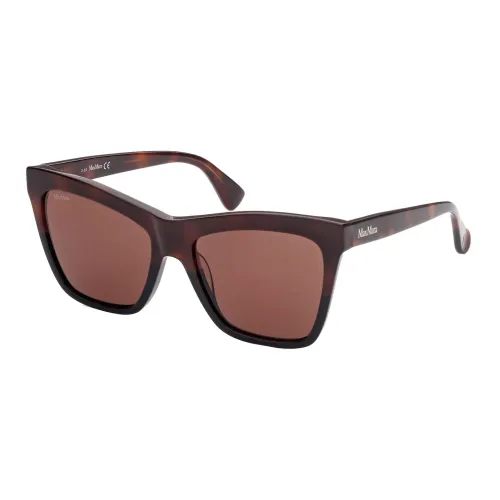 Max Mara , Sunglasses Logo 2 Mm0008 ,Brown female, Sizes: