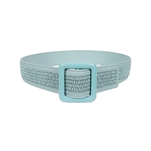 Max Mara Weekend , Belt in Leather with Buckle ,Blue female, Sizes: