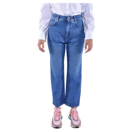 Max Mara Weekend , Cropped Denim Jeans ,Blue female, Sizes: