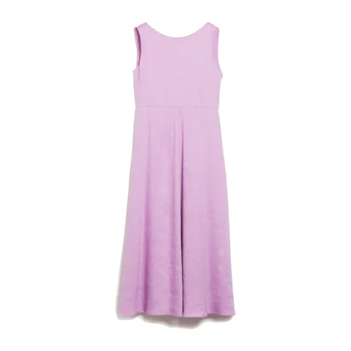 Max Mara Weekend , Scafati Midi Dress ,Purple female, Sizes: