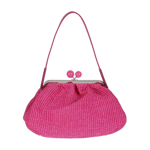 Max Mara Weekend , Stylish Leather Handbag ,Pink female, Sizes: ONE SIZE