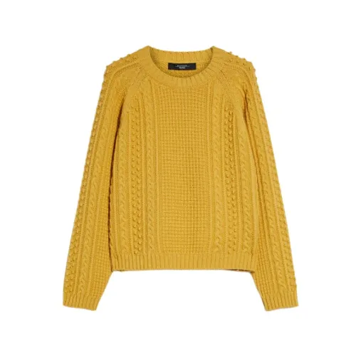 Max Mara Weekend , Yellow Sweaters for the Weekend ,Yellow female, Sizes: