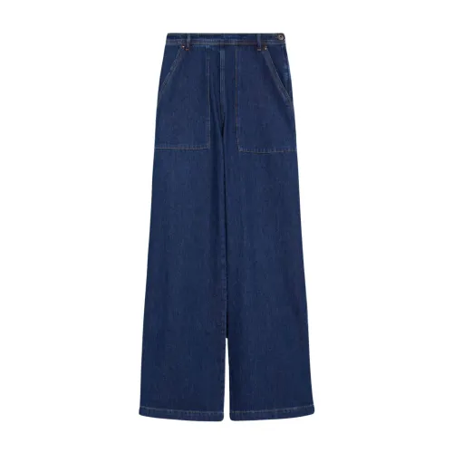 Max Mara , Wide Jeans ,Blue female, Sizes: