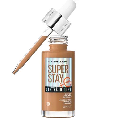 Maybelline Super Stay up to 24H Skin Tint Foundation + Vitamin C 30ml (Various Shades) - 60