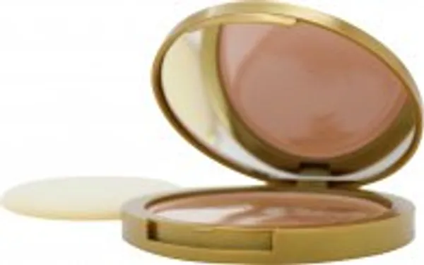 Mayfair Feather Finish Compact Powder with Mirror 10g - 03 Deep Peach