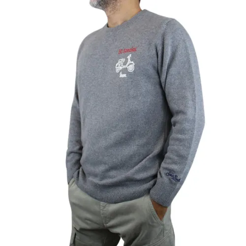 MC2 Saint Barth , Gray Knit Jersey ,Gray male, Sizes: