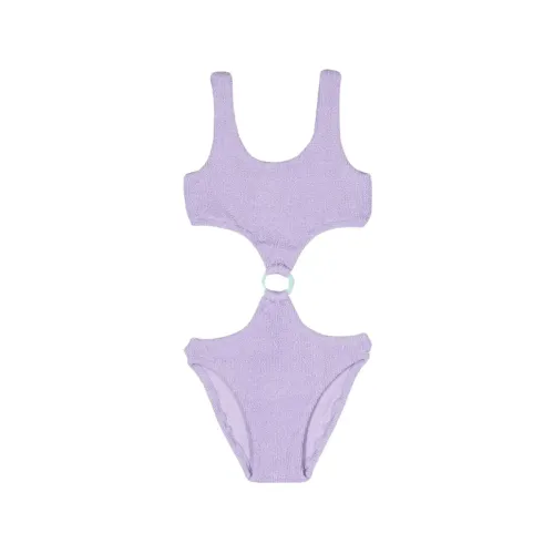 MC2 Saint Barth , Larisa Bikini with central loop detail ,Purple female, Sizes: