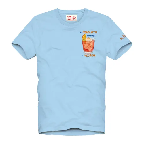 MC2 Saint Barth , MC2 Saint Barth T-shirts and Polos Blue ,Blue male, Sizes: